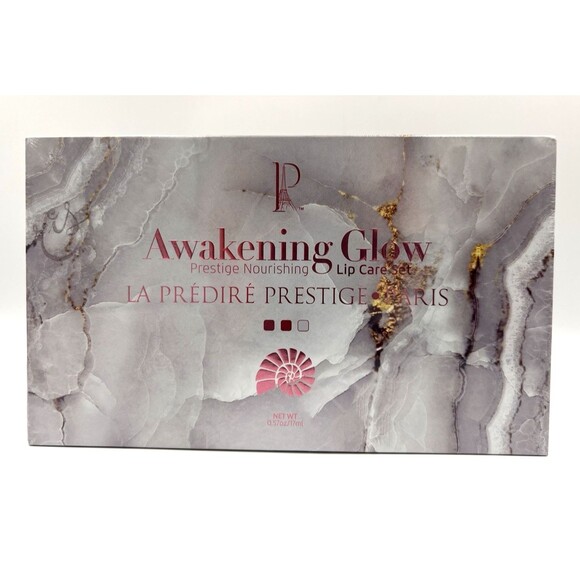 La Predire Prestige Awakening Glow Nourishing Lip Care Set Scrub Mask & Oil New